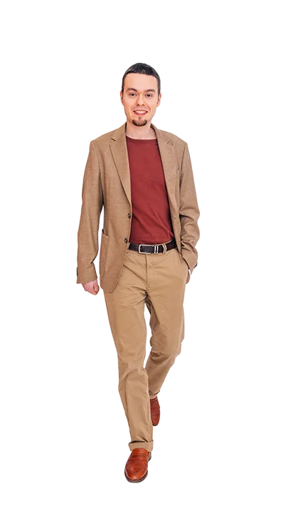 Jan-Bartl Koncel, MSc (WU) im Business Outfit